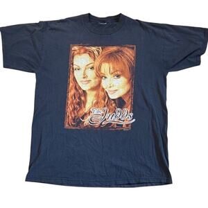 The Judds Vintage 1999 country concert black faded t-shirt Size XL